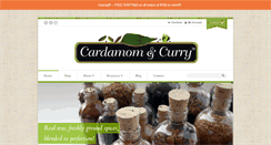 Desktop Screenshot of cardamomandcurry.com